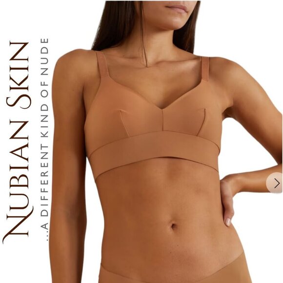 Nubian Skin Other - 🔔RARE! Quiet Luxury New NUBIAN SKIN Naked stretch-jersey soft-cup bra Wirefree